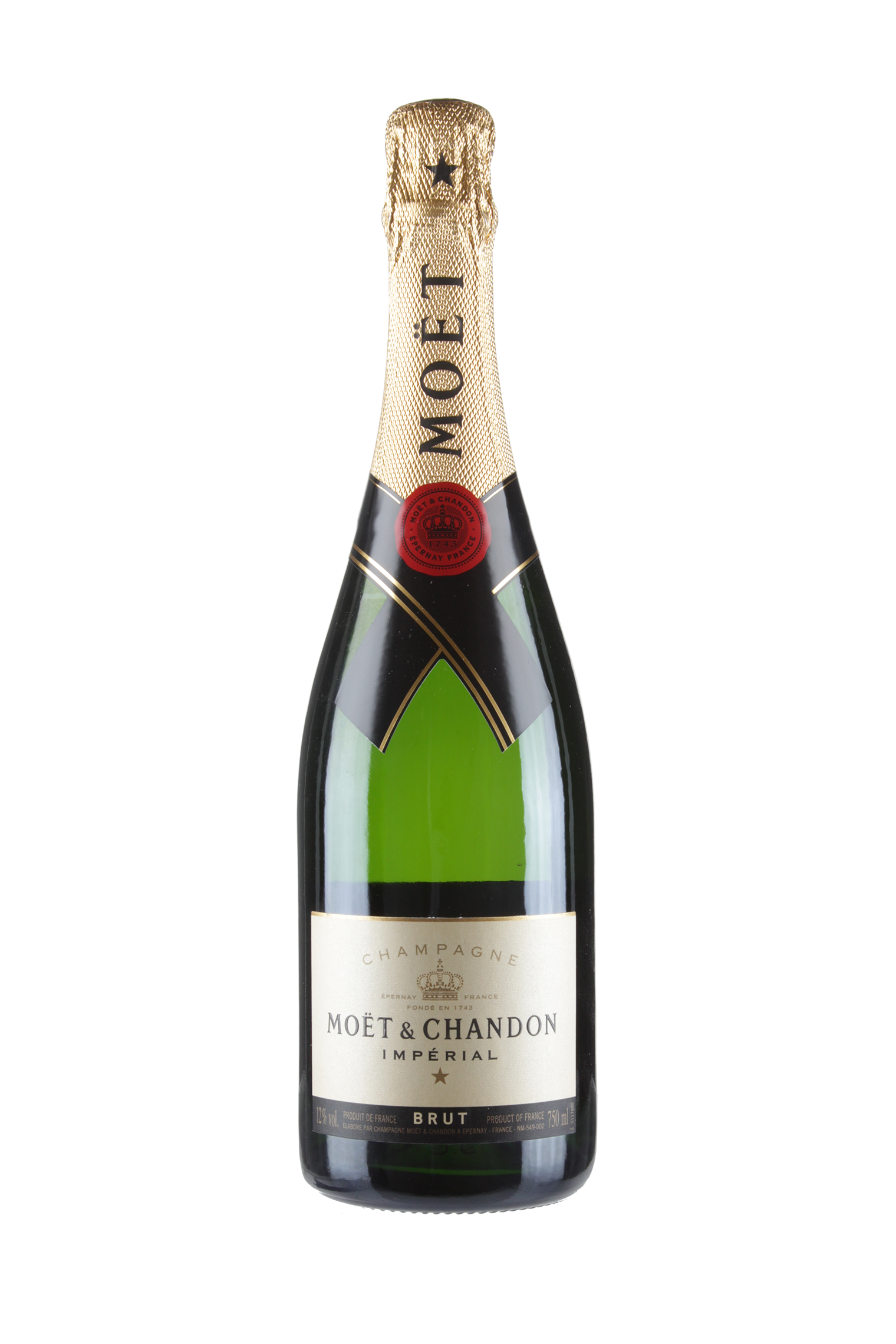 Champagne Brut Impérial Gold Moët & Chandon ARVI SA The Swiss vault